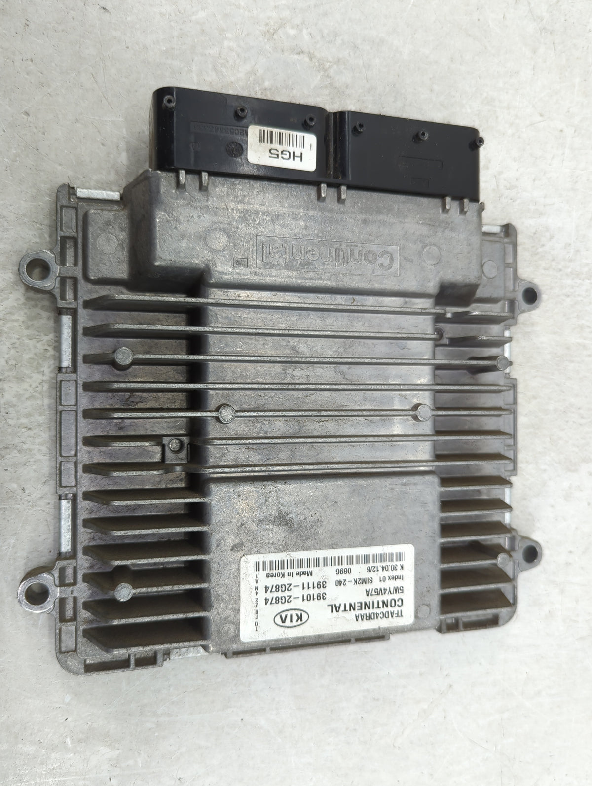 2011-2013 Kia Optima PCM Engine Control Computer ECU ECM PCU OEM P/N:39101-2G874 39111-2G874, 5WY4V57A Fits 2011 2012 2013 O