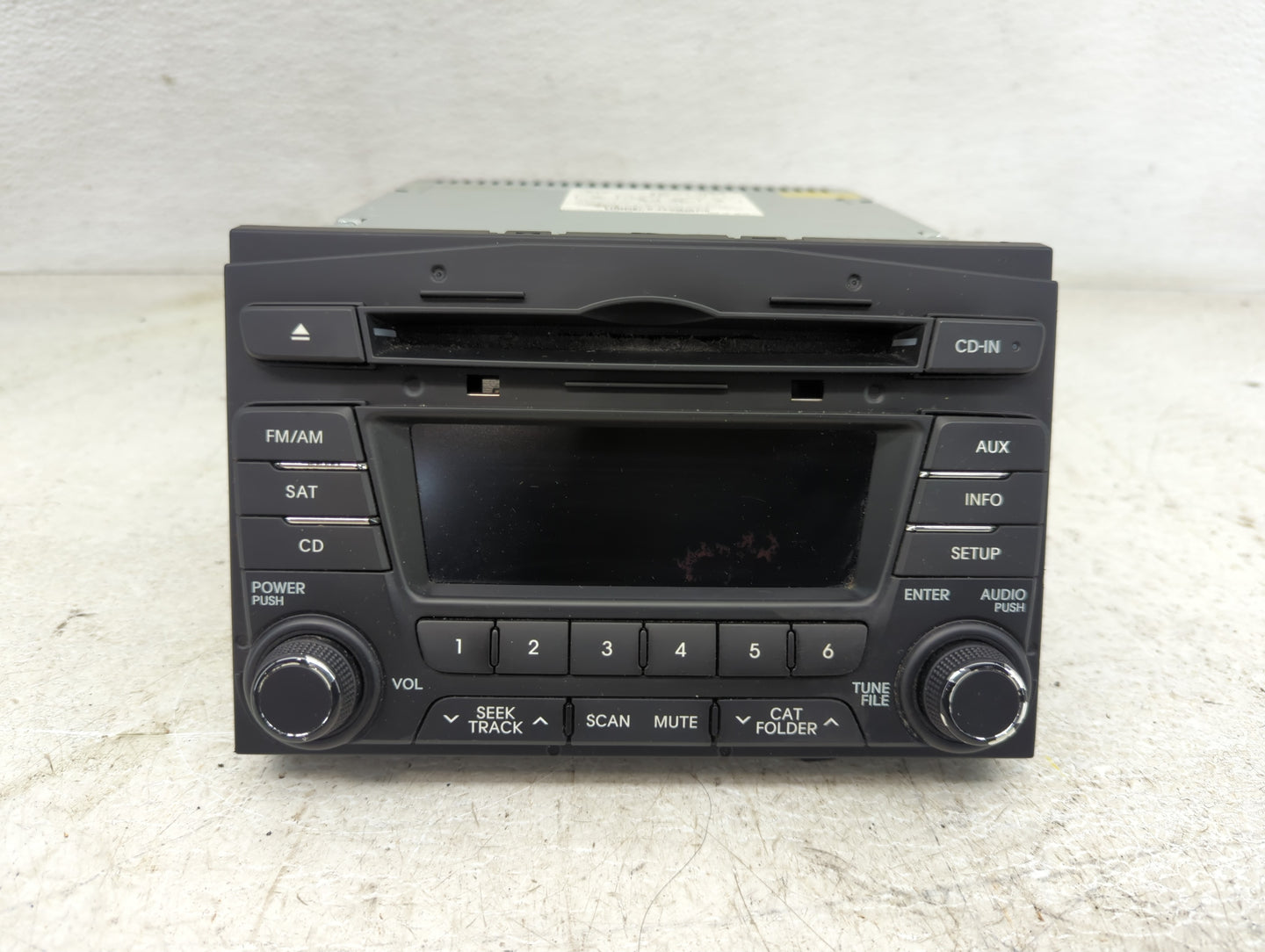 2011-2013 Kia Optima Radio AM FM Cd Player Receiver Replacement P/N:96170-2T651CA PA710-TFUB Fits Fits 2011 2012 2013 OEM Us
