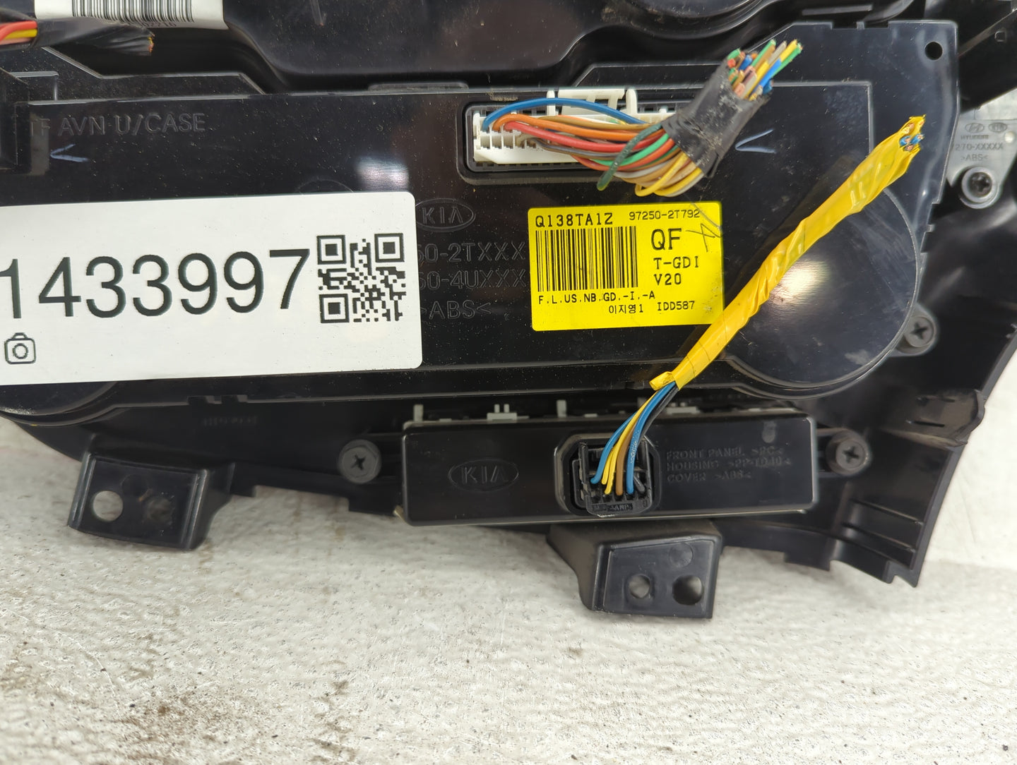 2011-2013 Kia Optima Climate Control Module Temperature AC/Heater Replacement P/N:96540-2T100CA 97250-2T792 Fits OEM Used Au