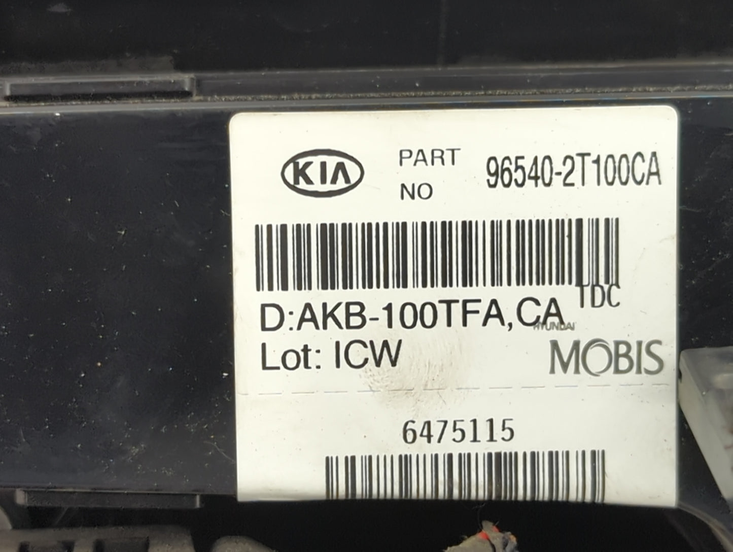 2011-2013 Kia Optima Climate Control Module Temperature AC/Heater Replacement P/N:96540-2T100CA 97250-2T792 Fits OEM Used Au