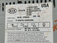 2012-2013 Kia Optima Radio AM FM Cd Player Receiver Replacement P/N:961602T000CA 96160-2T000CA Fits Fits 2012 2013 OEM Used 