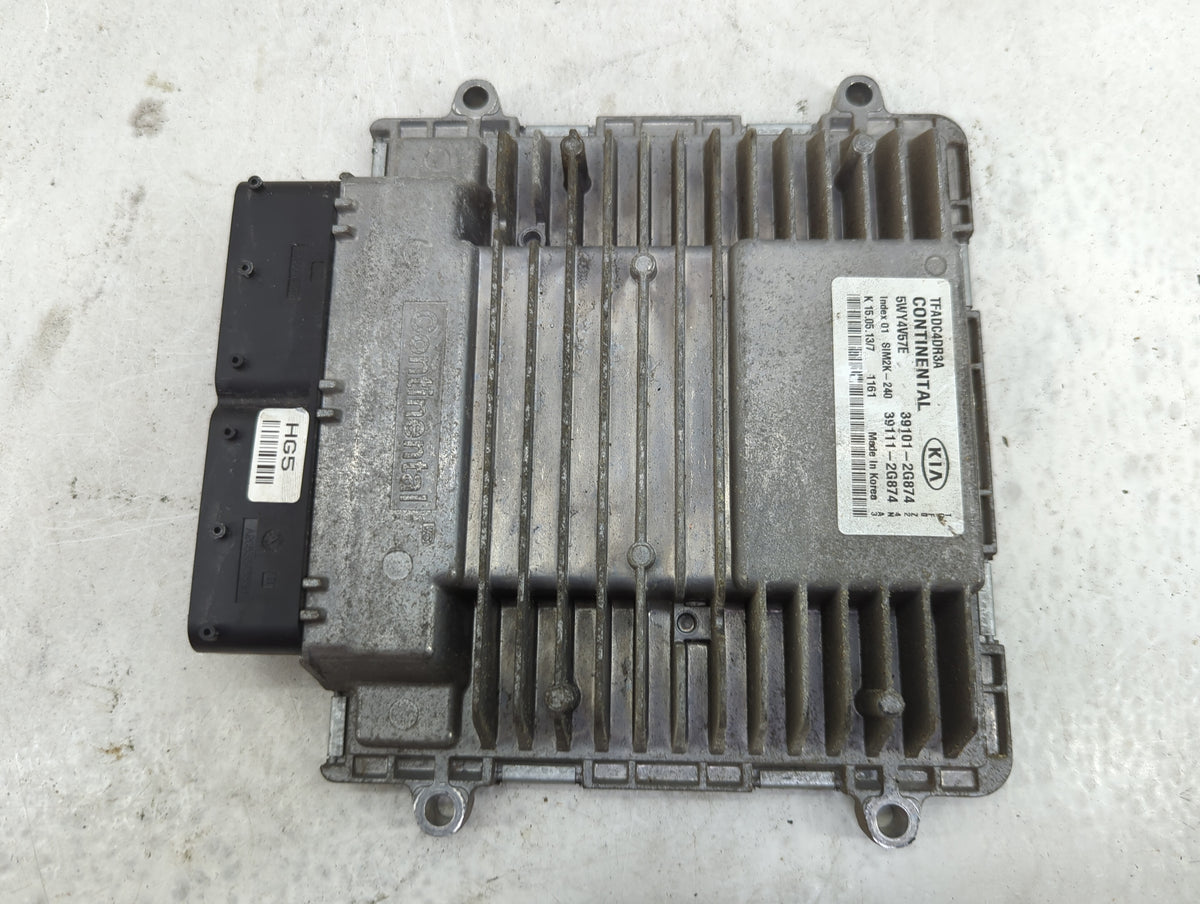 2011-2013 Kia Optima PCM Engine Control Computer ECU ECM PCU OEM P/N:39101-2G874 39111-2G874, 5WY4V67E Fits 2011 2012 2013 O