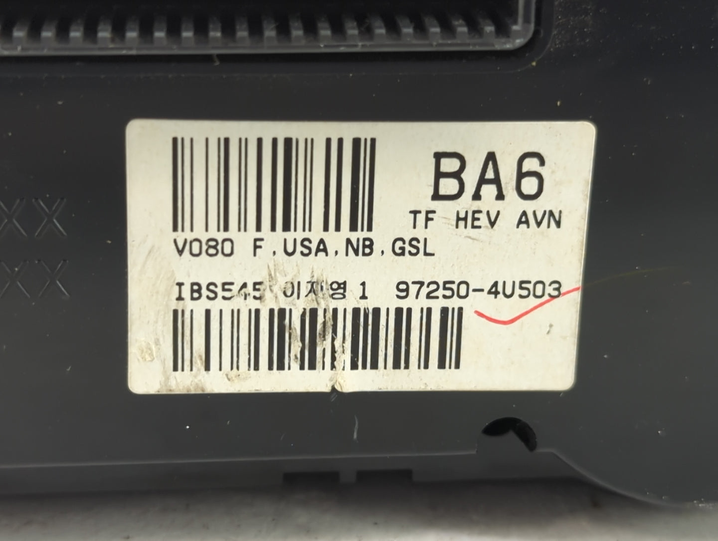 2011-2013 Kia Optima Climate Control Module Temperature AC/Heater Replacement P/N:97250-4U503 Fits Fits 2011 2012 2013 OEM U