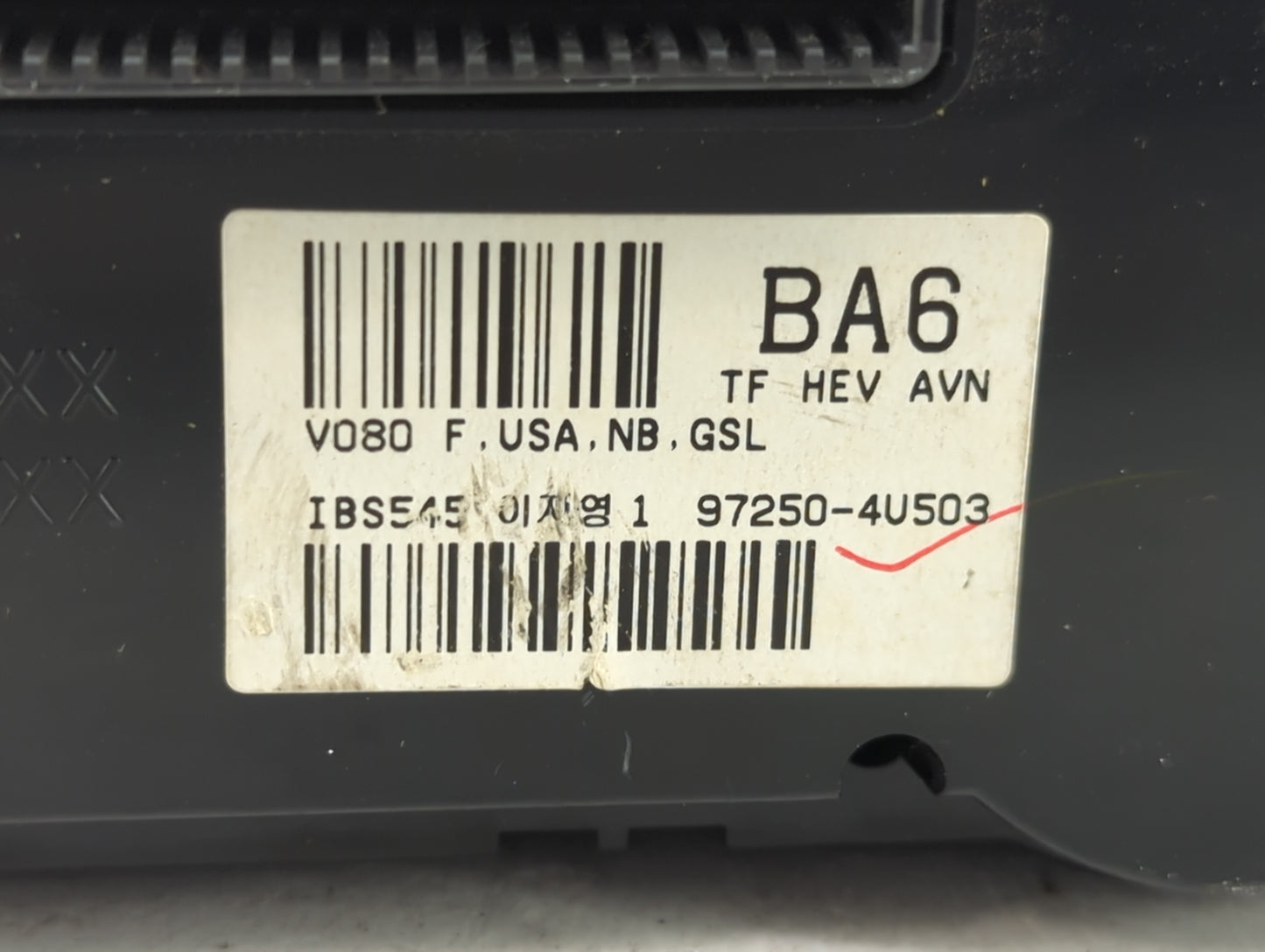 2011-2013 Kia Optima Climate Control Module Temperature AC/Heater Replacement P/N:97250-4U503 Fits Fits 2011 2012 2013 OEM U