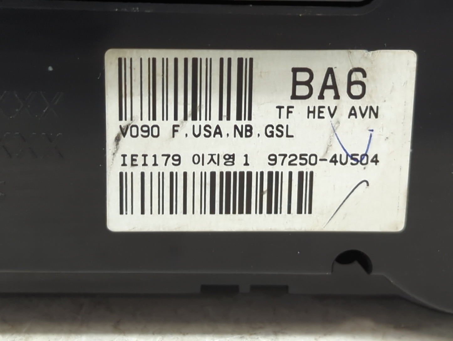 2011-2013 Kia Optima Climate Control Module Temperature AC/Heater Replacement P/N:97250-4U504 Fits Fits 2011 2012 2013 OEM U