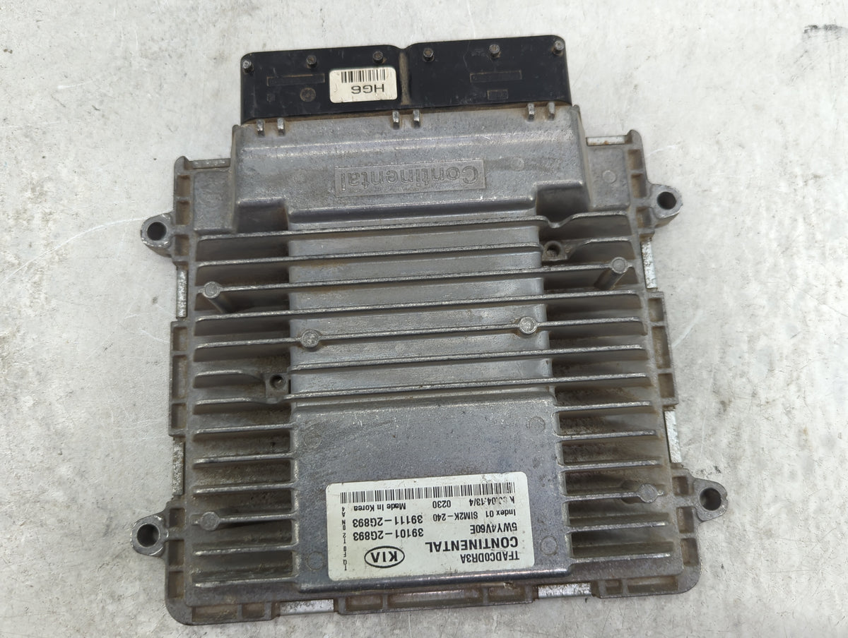 2011-2013 Kia Optima PCM Engine Control Computer ECU ECM PCU OEM P/N:39101-2G893 39111-2G893, 5WY4V60E Fits 2011 2012 2013 O