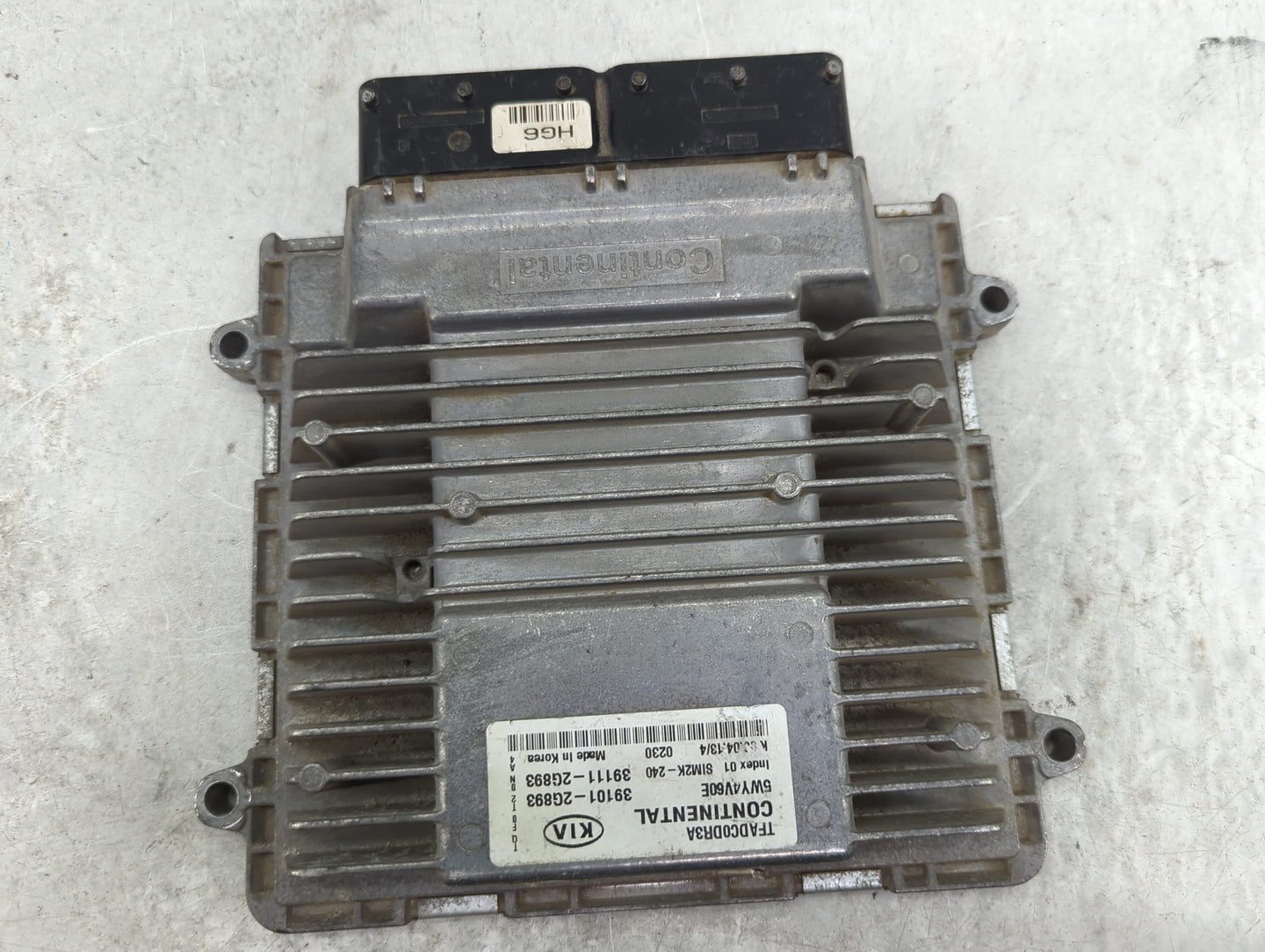 2011-2013 Kia Optima PCM Engine Control Computer ECU ECM PCU OEM P/N:39101-2G893 39111-2G893, 5WY4V60E Fits Fits 2011 2012 2