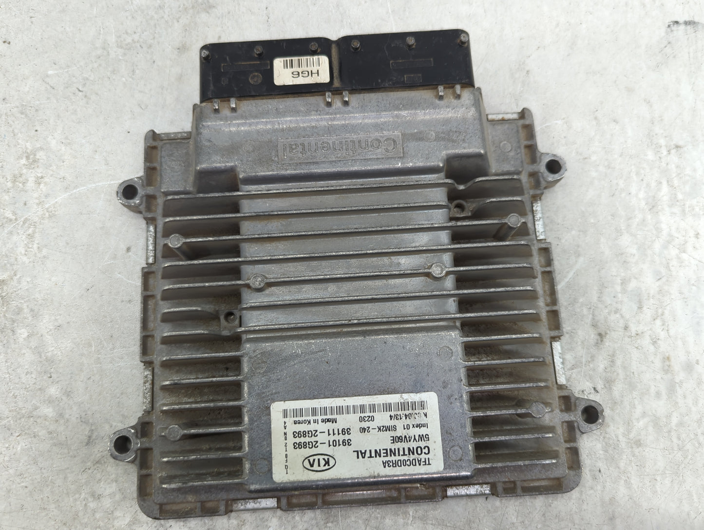 2011-2013 Kia Optima PCM Engine Control Computer ECU ECM PCU OEM P/N:39101-2G893 39111-2G893, 5WY4V60E Fits Fits 2011 2012 2