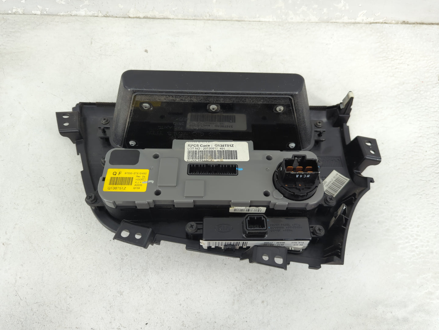 2011-2013 Kia Optima Climate Control Module Temperature AC/Heater Replacement P/N:97250-2T510CA Q138T51Z Fits Fits 2011 2012