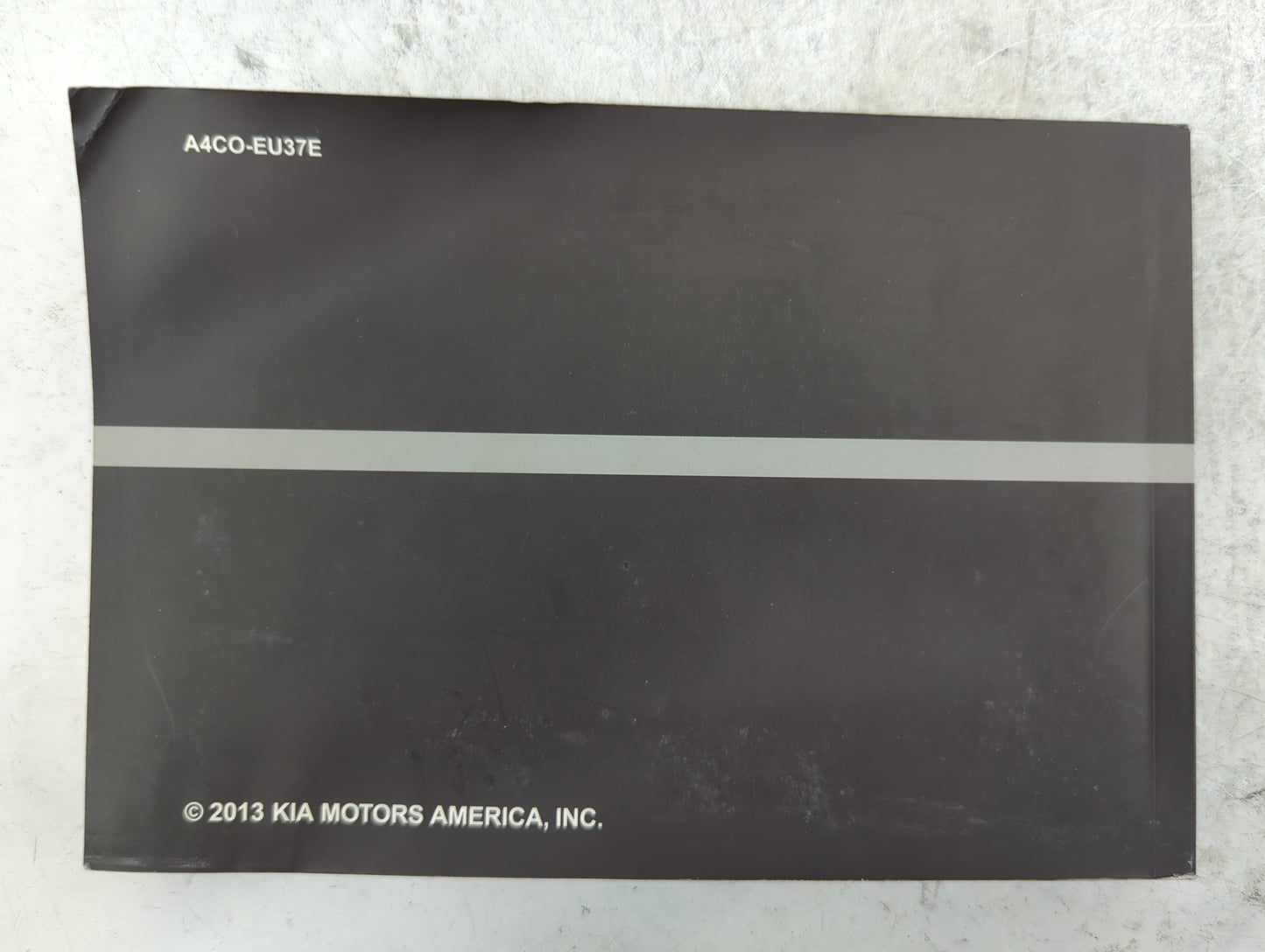 2013 Kia Optima Owners Manual Book Guide P/N:A4CO-EU37E OEM Used Auto Parts - Oemusedautoparts1.com