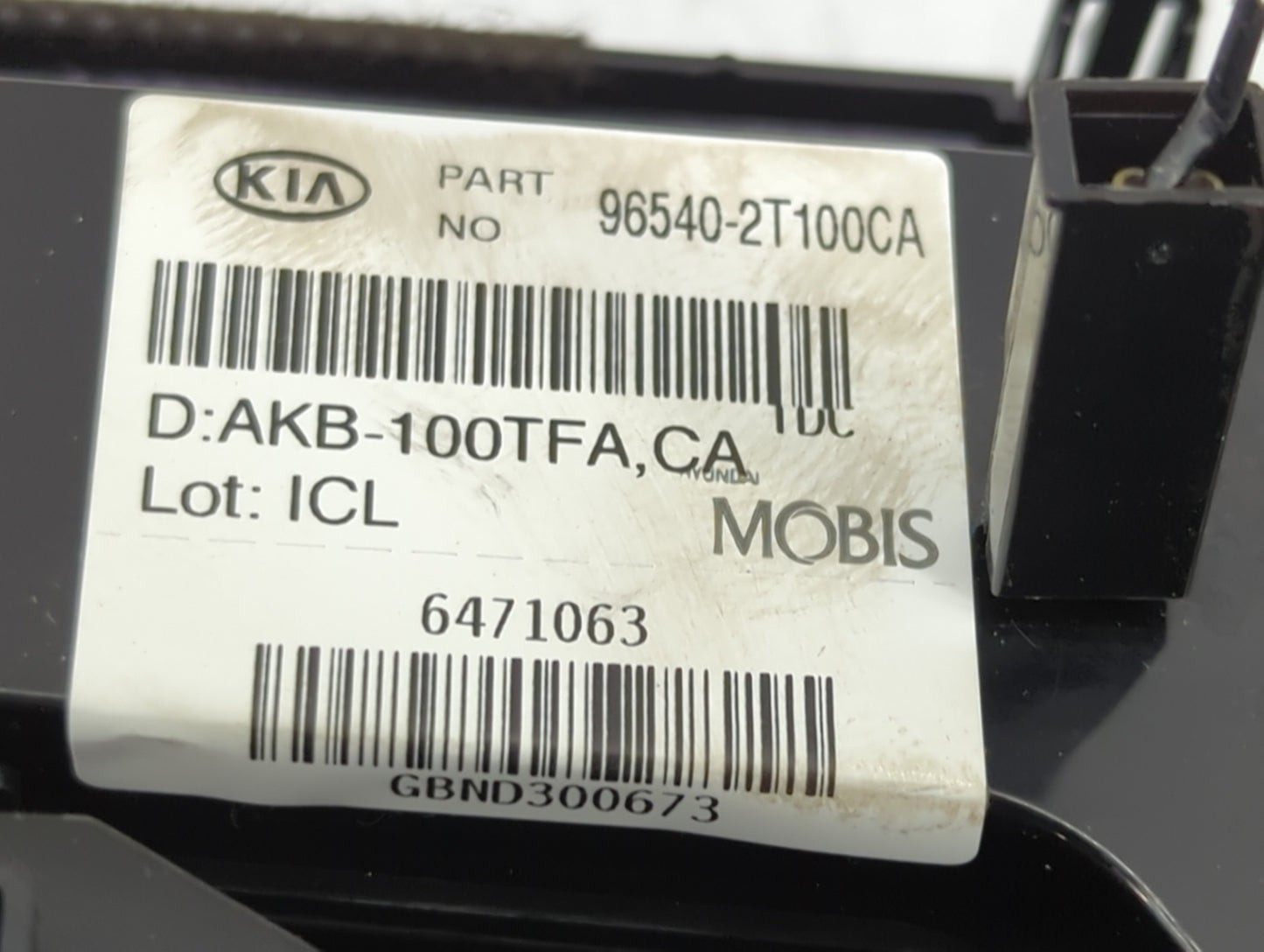 2011-2013 Kia Optima Climate Control Module Temperature AC/Heater Replacement P/N:96540-2T100CA Fits Fits 2011 2012 2013 OEM
