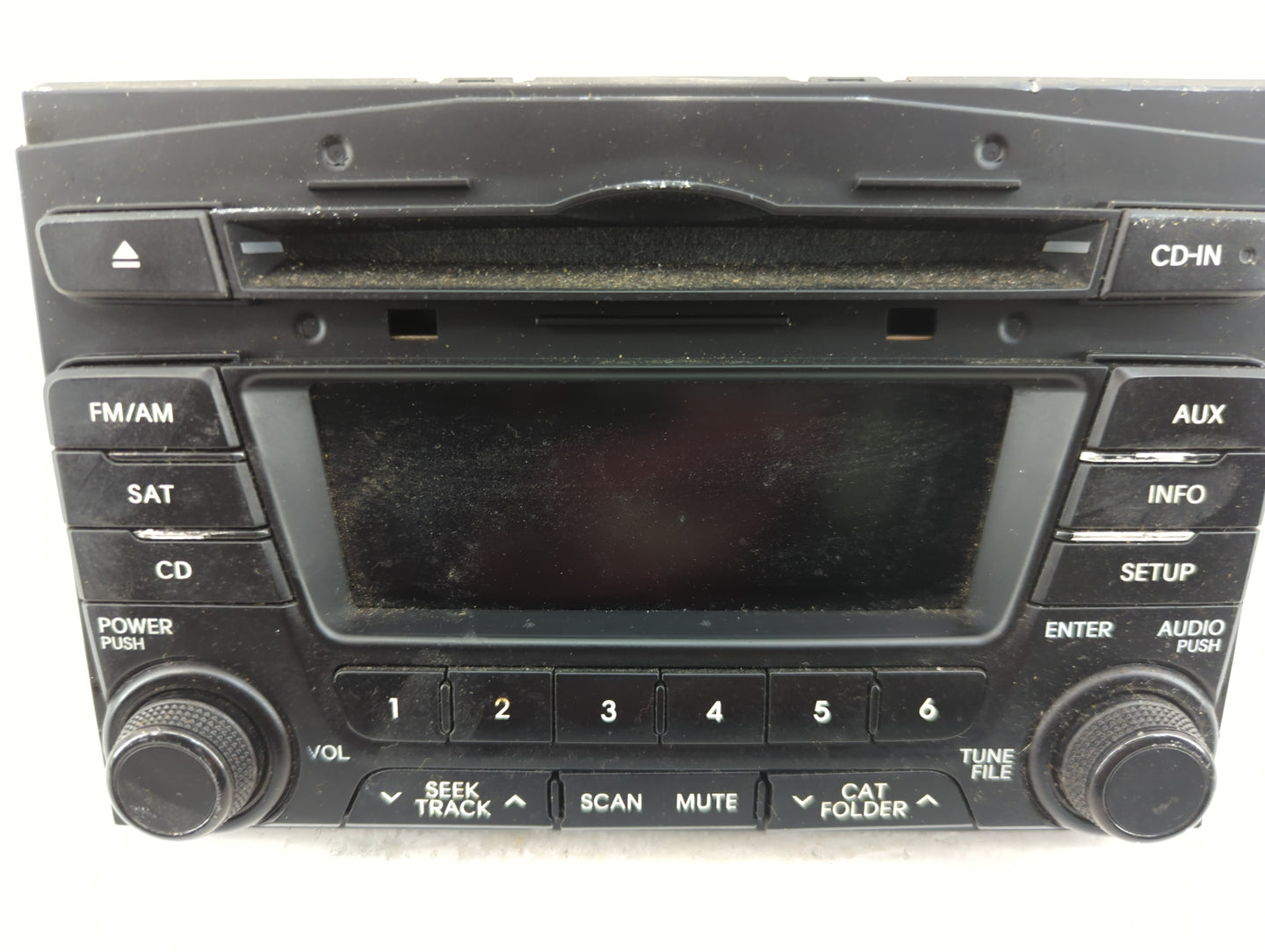 2011-2013 Kia Optima Radio AM FM Cd Player Receiver Replacement P/N:961702T651CA 96170-2T651CA Fits Fits 2011 2012 2013 OEM 