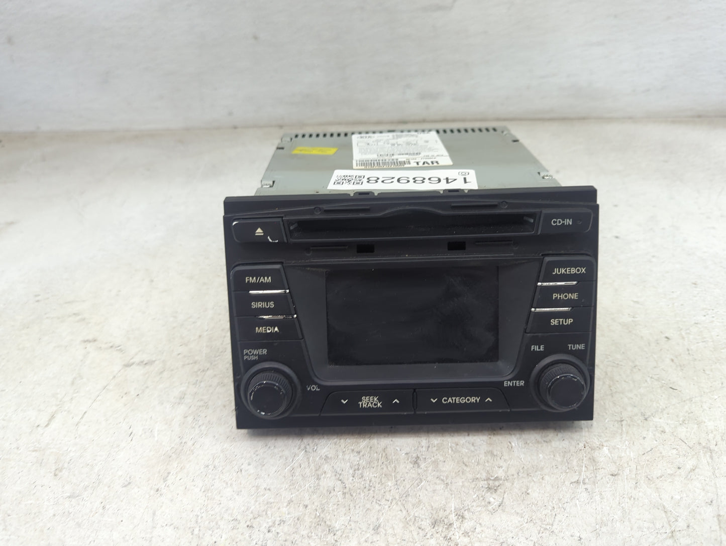 2011-2013 Kia Optima Radio AM FM Cd Player Receiver Replacement P/N:96160-2T500CA BA556-TFA Fits Fits 2011 2012 2013 OEM Use