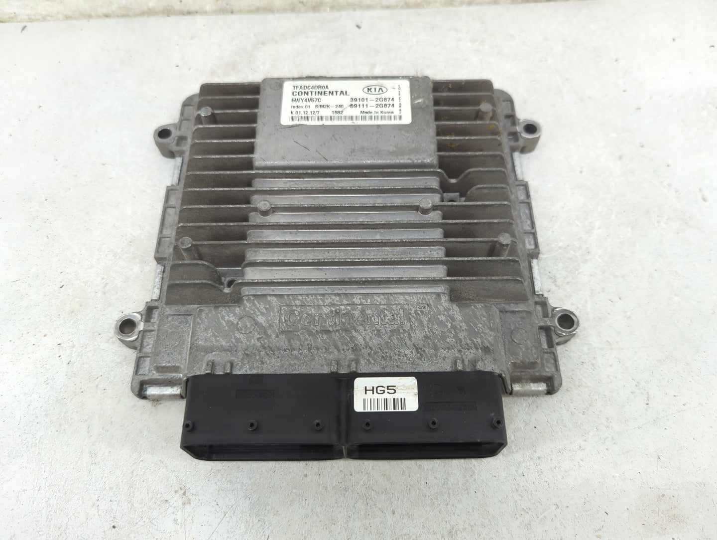 2011-2013 Kia Optima PCM Engine Control Computer ECU ECM PCU OEM P/N:39101-2G874 39111-2G874, TFADC4DR0A Fits Fits 2011 2012