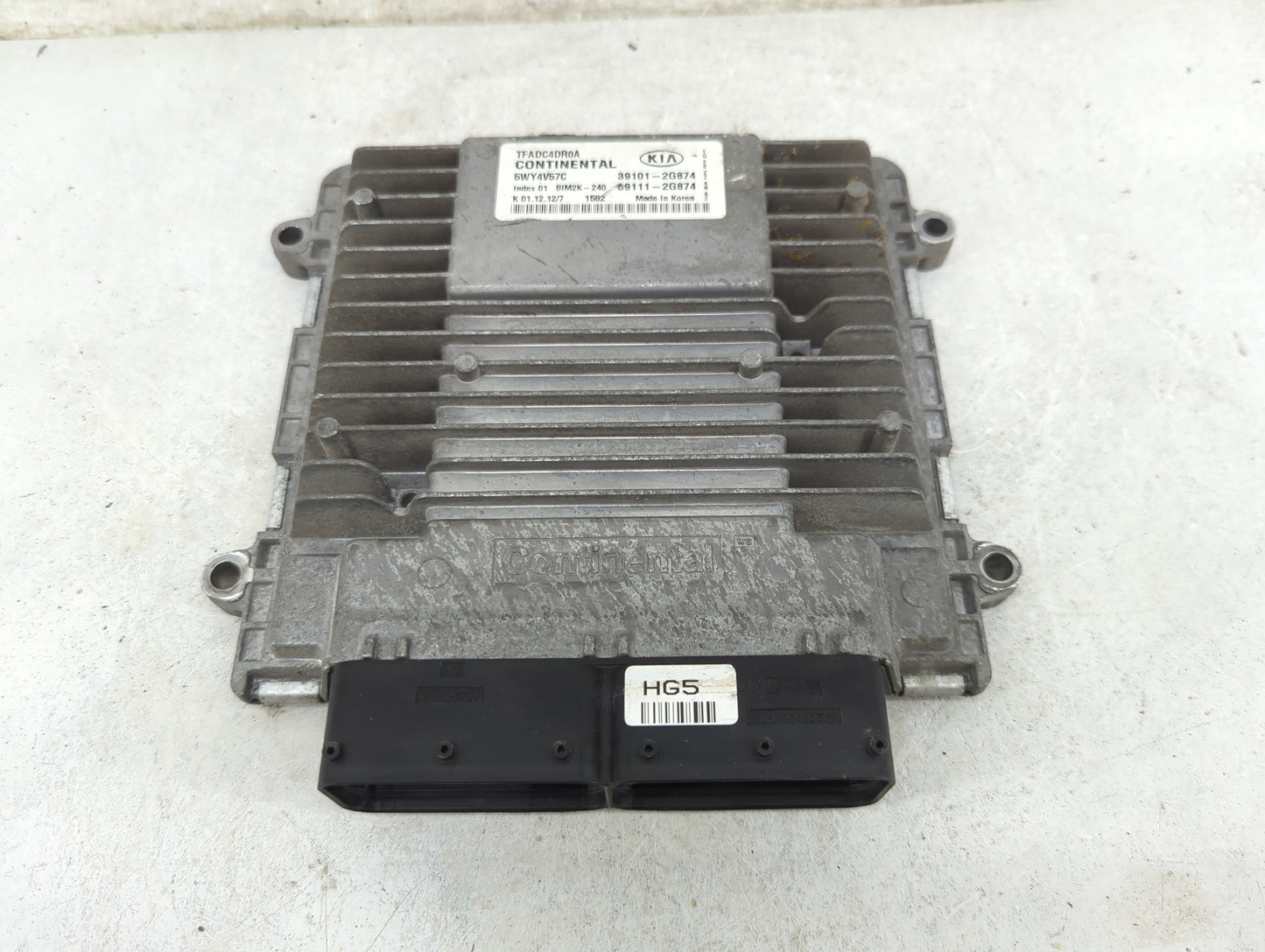 2011-2013 Kia Optima PCM Engine Control Computer ECU ECM PCU OEM P/N:39101-2G874 39111-2G874, TFADC4DR0A Fits Fits 2011 2012