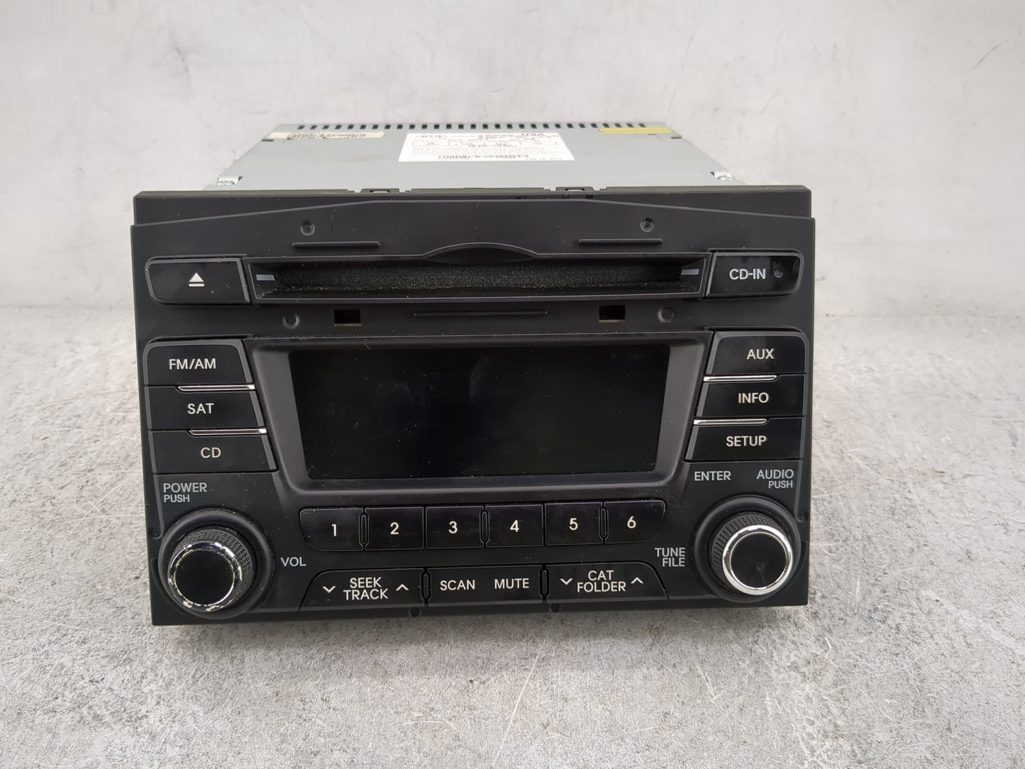 2011-2013 Kia Optima Radio AM FM Cd Player Receiver Replacement P/N:961702T651CA 96170-2T651CA Fits Fits 2011 2012 2013 OEM 