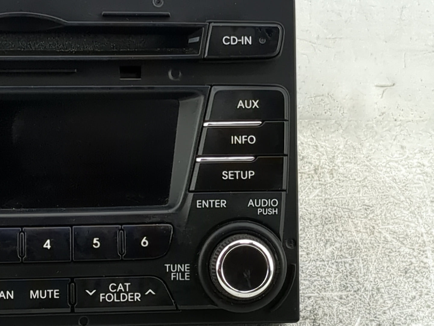 2011-2013 Kia Optima Radio AM FM Cd Player Receiver Replacement P/N:961702T651CA 96170-2T651CA Fits Fits 2011 2012 2013 OEM 