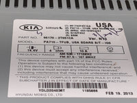 2011-2013 Kia Optima Radio AM FM Cd Player Receiver Replacement P/N:961702T651CA 96170-2T651CA Fits Fits 2011 2012 2013 OEM 
