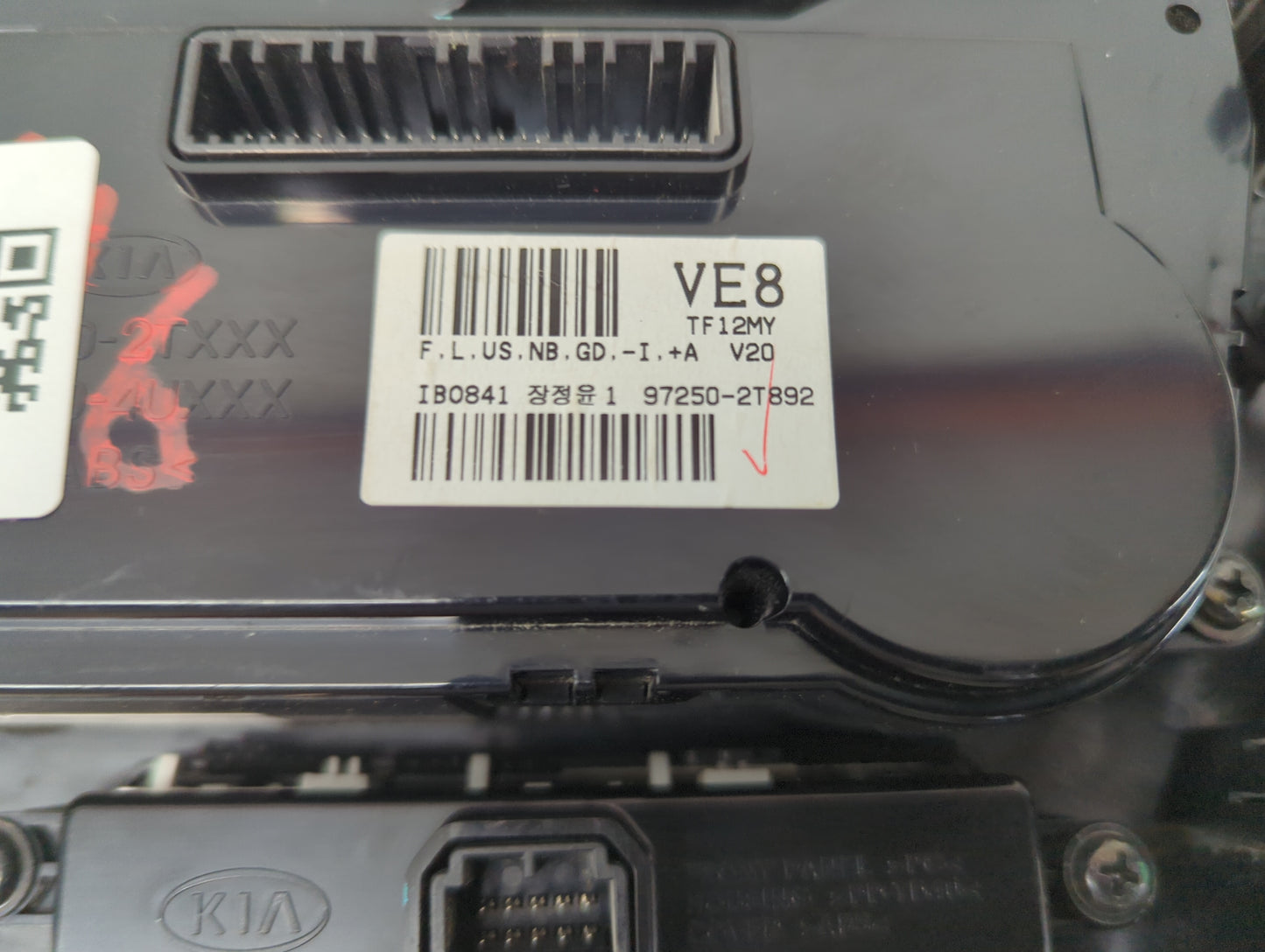 2011-2013 Kia Optima Climate Control Module Temperature AC/Heater Replacement P/N:97250-2T892 96540-2T100CA Fits OEM Used Au