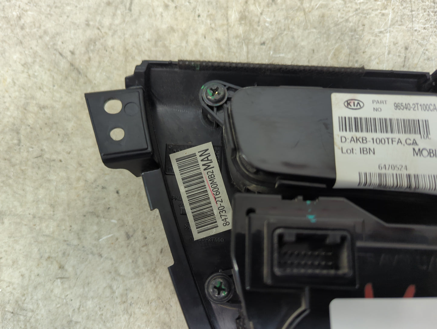 2011-2013 Kia Optima Climate Control Module Temperature AC/Heater Replacement P/N:97250-2T892 96540-2T100CA Fits OEM Used Au