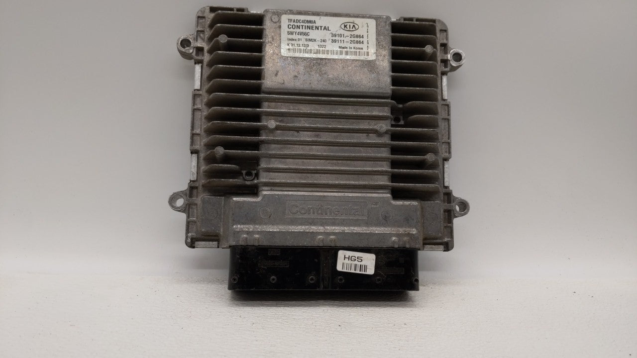 2011-2013 Kia Optima PCM Engine Control Computer ECU ECM PCU OEM P/N:39101-2G901 39101-2G864, 39111-2G864 Fits Fits 2011 201