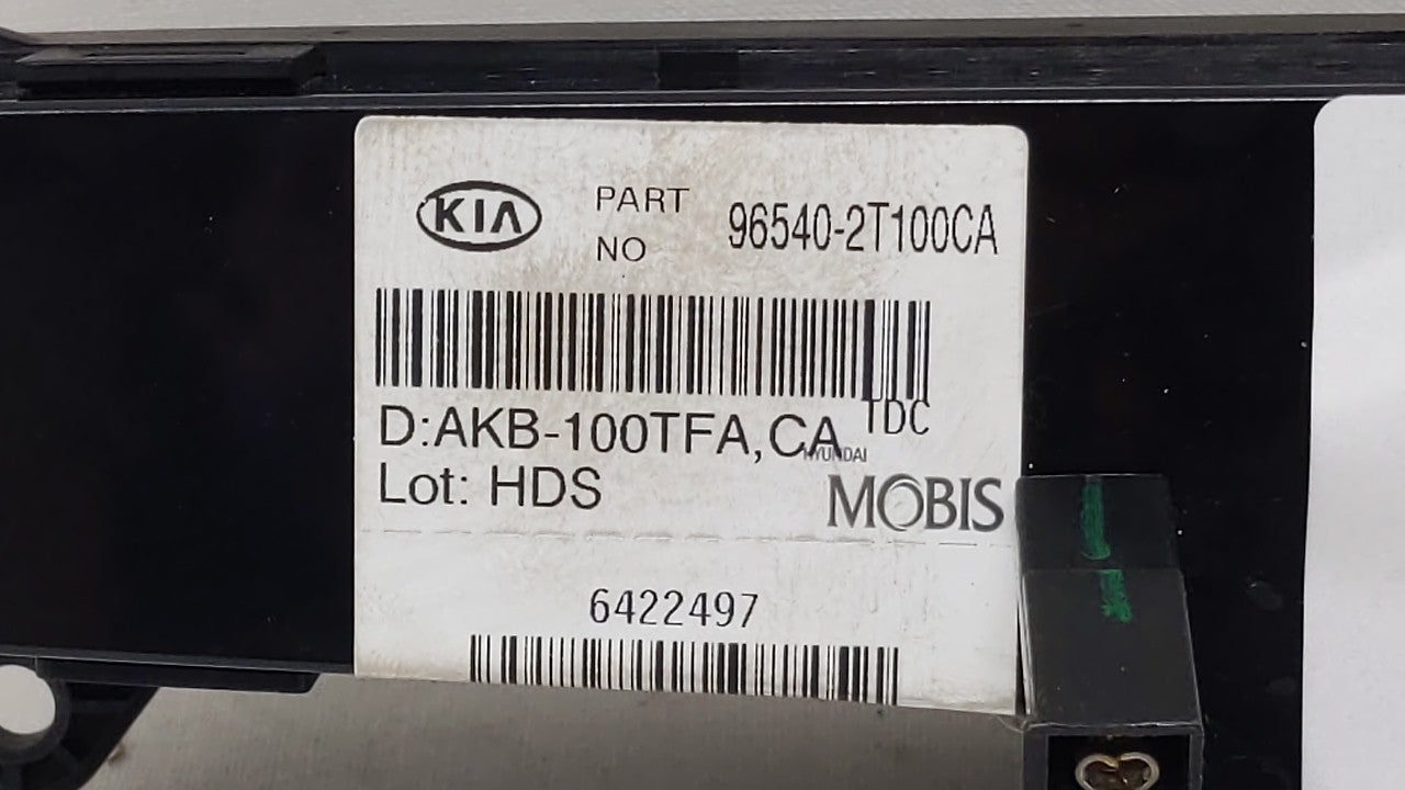 2011-2013 Kia Optima Radio Control Panel 164744 - Oemusedautoparts1.com