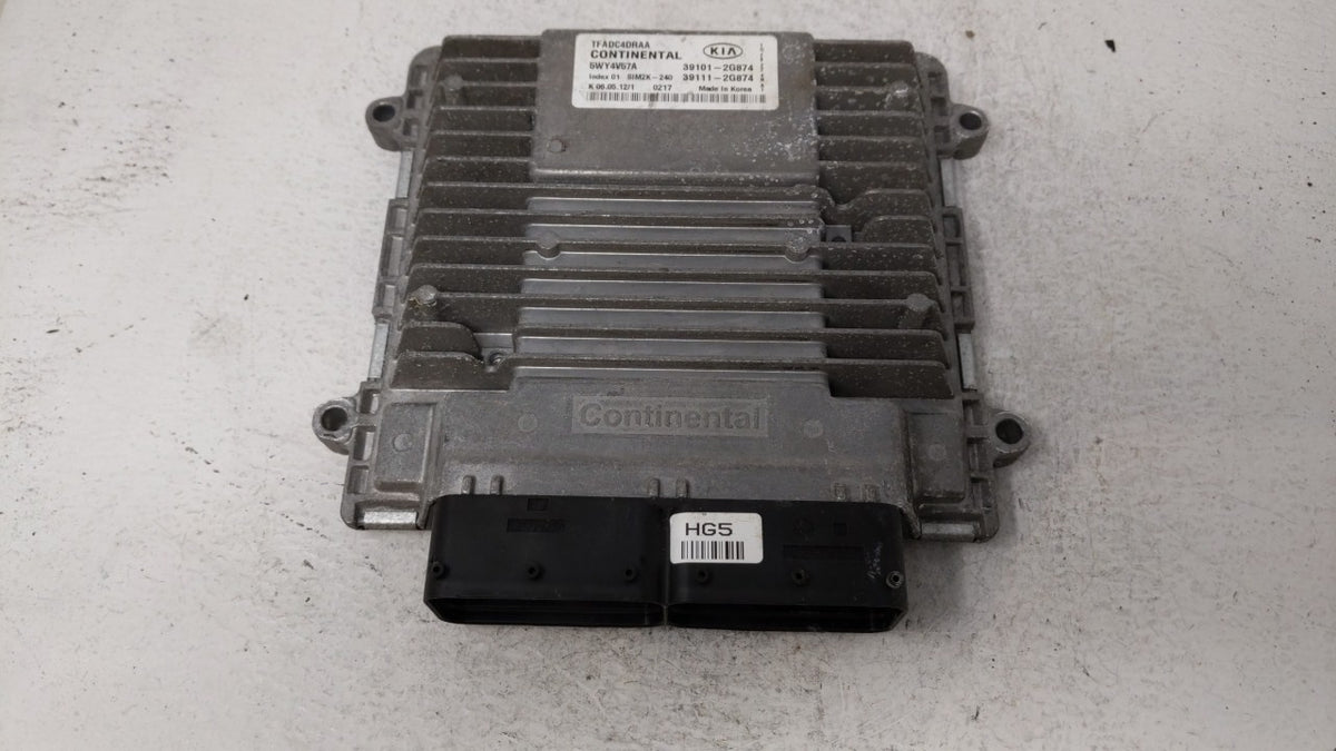 2011-2013 Kia Optima PCM Engine Control Computer ECU ECM PCU OEM P/N:39101-2G874 39101-2G872, 39111-2G872 Fits 2011 2012 201