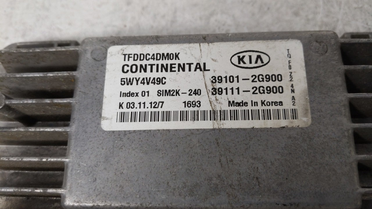 2011-2013 Kia Optima PCM Engine Control Computer ECU ECM PCU OEM P/N:39101-2G901 39101-2G864, 39111-2G864 Fits Fits 2011 201