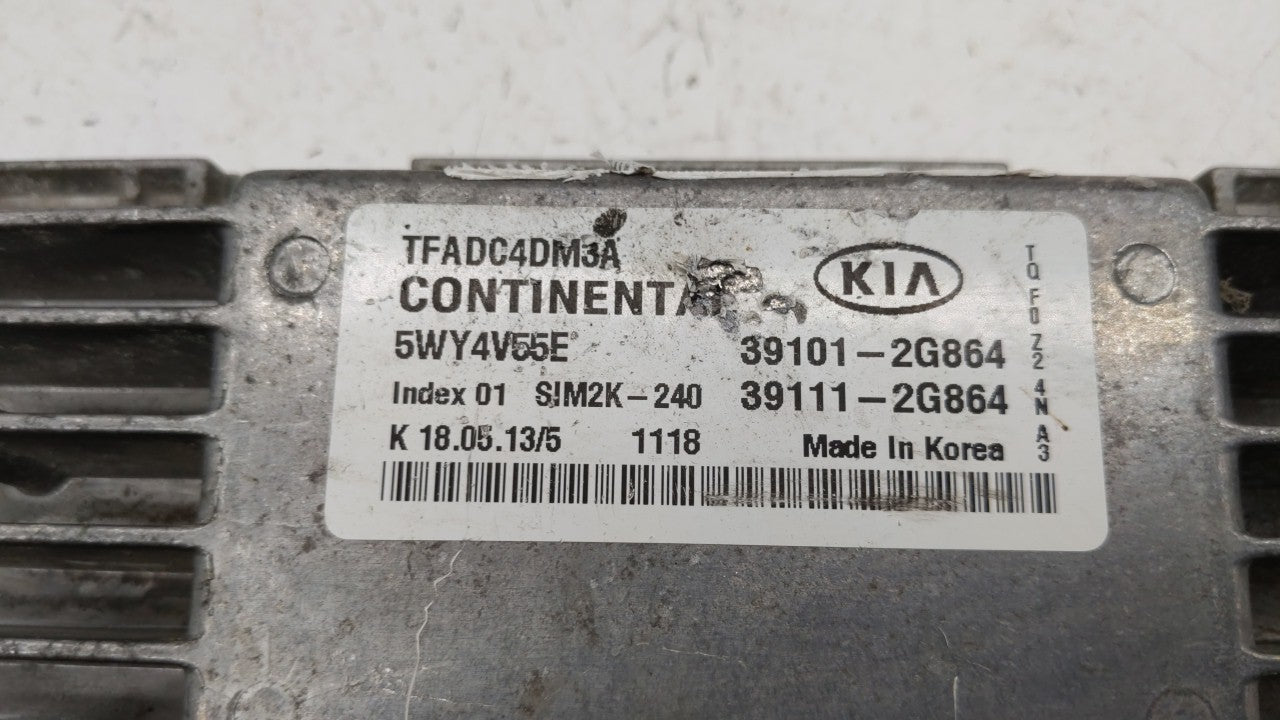 2011-2013 Kia Optima PCM Engine Control Computer ECU ECM PCU OEM P/N:39101-2G861 39111-2G861, 39101-2G869 Fits Fits 2011 201