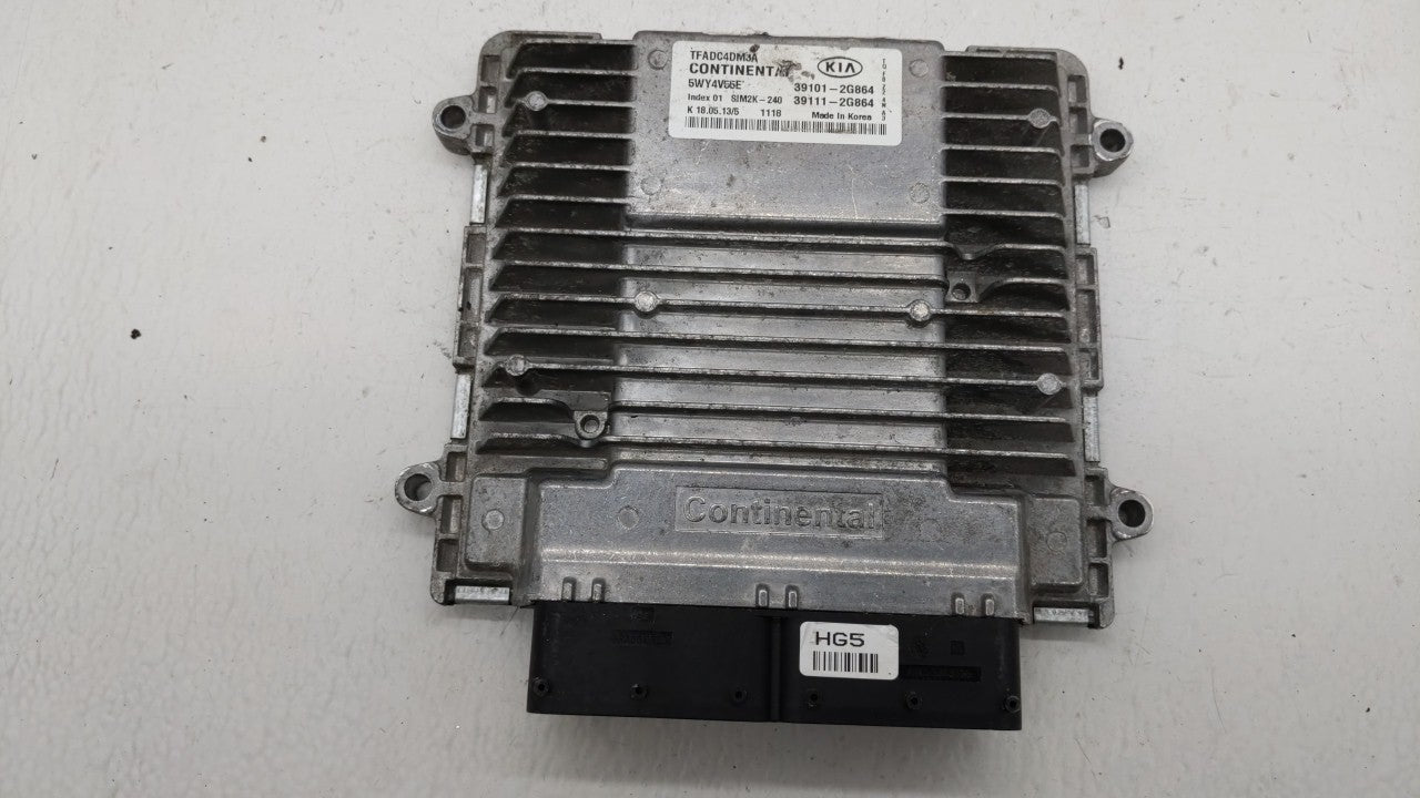 2011-2013 Kia Optima PCM Engine Control Computer ECU ECM PCU OEM P/N:39101-2G861 39111-2G861, 39101-2G869 Fits Fits 2011 201