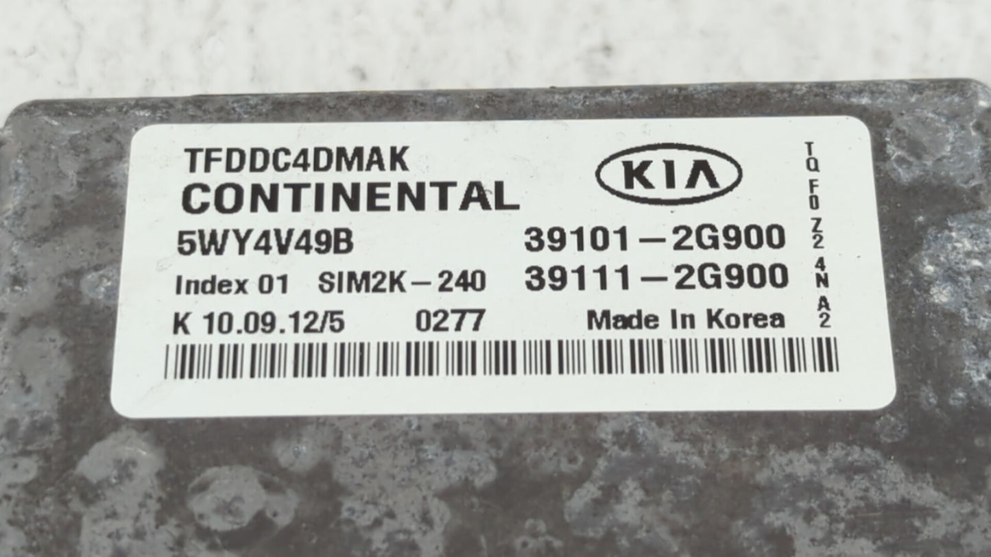 2011-2013 Kia Optima PCM Engine Control Computer ECU ECM PCU OEM P/N:39101-2G901 39101-2G864, 39111-2G864 Fits Fits 2011 201