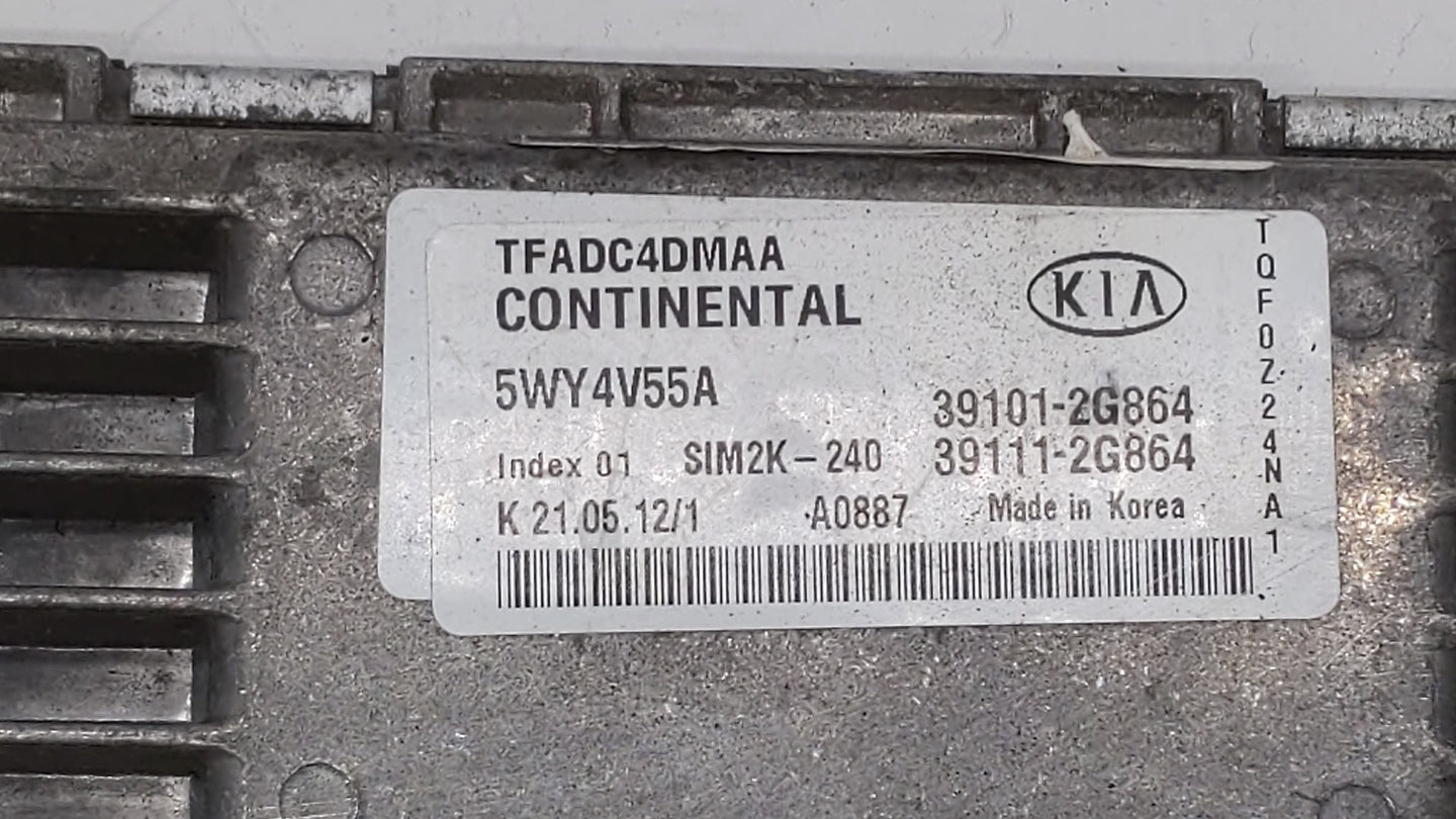 2011-2013 Kia Optima PCM Engine Control Computer ECU ECM PCU OEM P/N:39101-2G862 39111-2G862, 39101-2G861 Fits Fits 2011 201