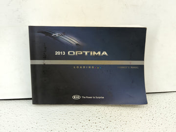 2013 Kia Optima Owners Manual Book Guide OEM Used Auto Parts - Oemusedautoparts1.com