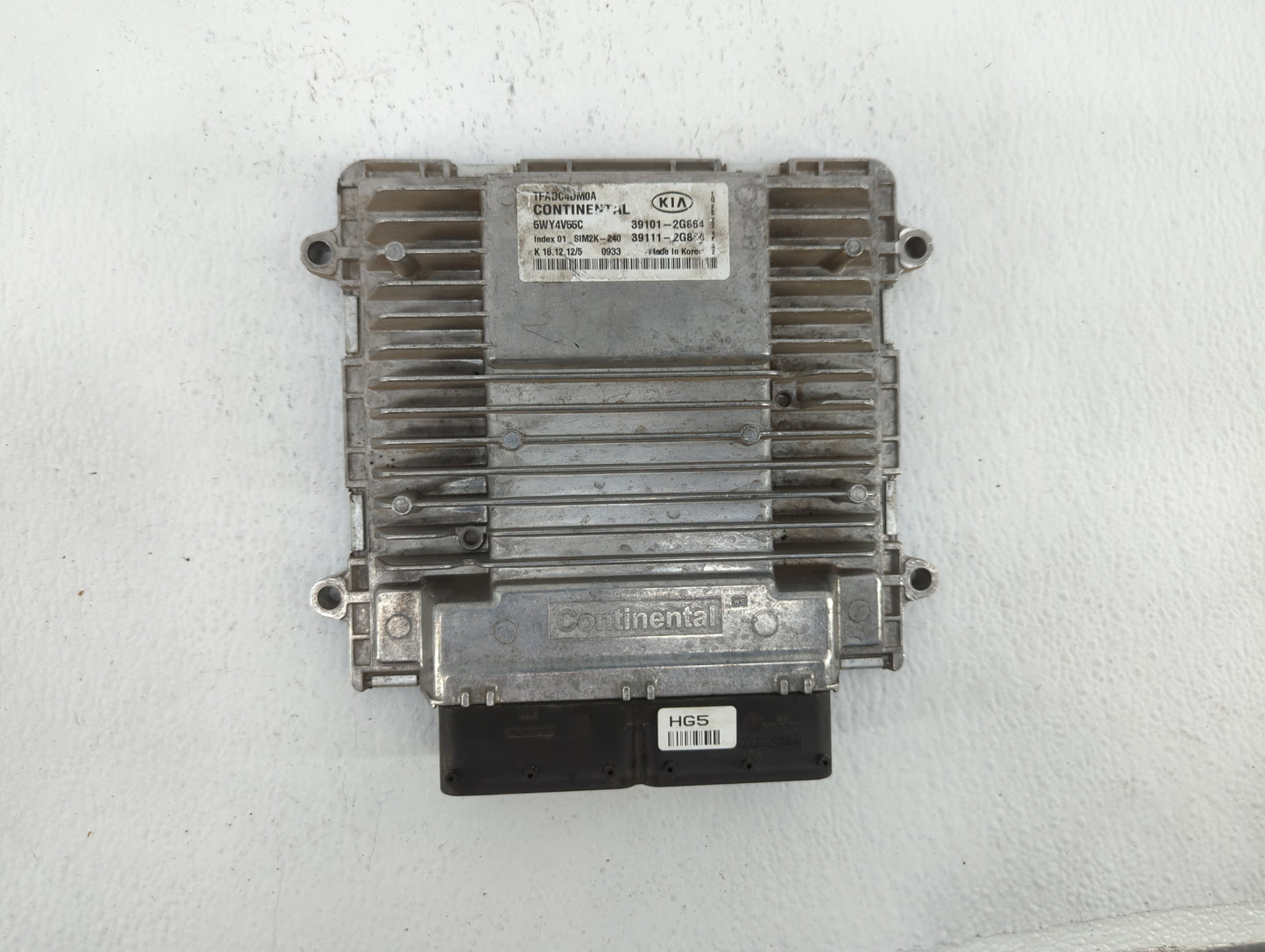 2011-2013 Kia Optima PCM Engine Control Computer ECU ECM PCU OEM P/N:39101-2G862 39111-2G862, 39101-2G861 Fits Fits 2011 201