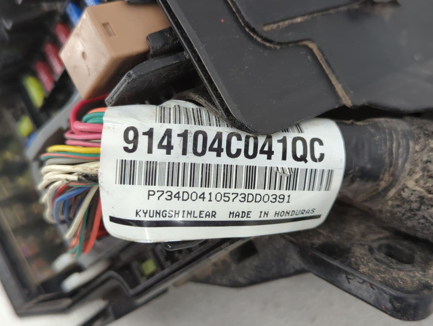 2011-2013 Kia Optima Fusebox Fuse Box Panel Relay Module P/N:VS912004C091QC VS912004C010QA Fits Fits 2011 2012 2013 OEM Used