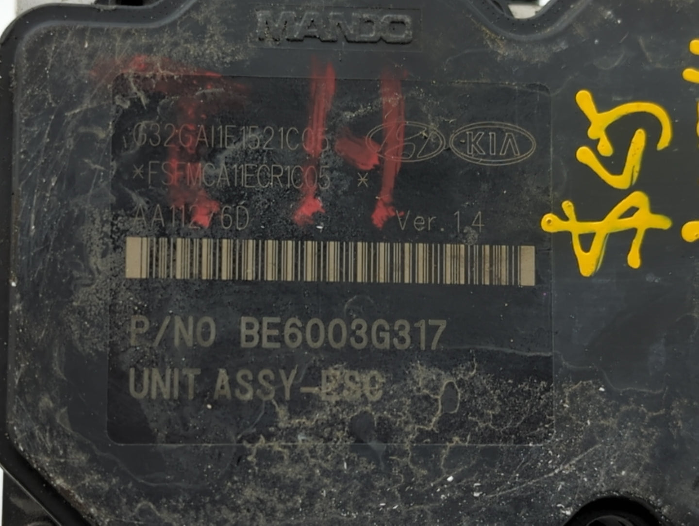 2011-2013 Kia Optima ABS Pump Control Module Replacement P/N:58920-2T550 BE6003G317, 58920-4C550 Fits Fits 2011 2012 2013 OE