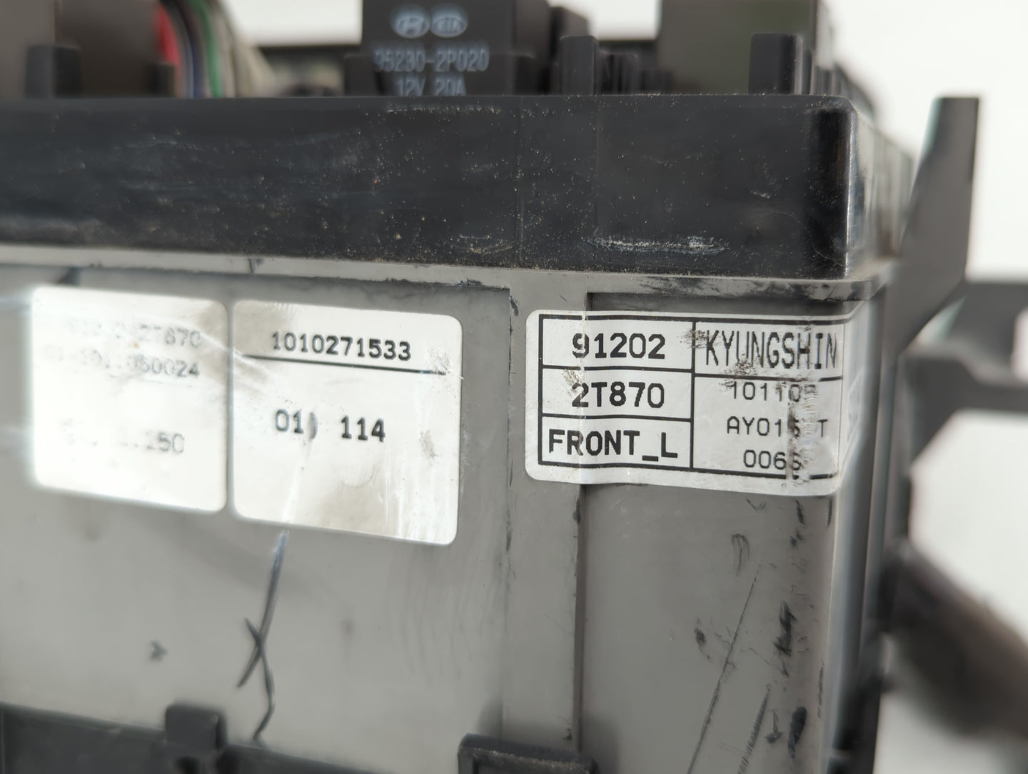 2011-2013 Kia Optima Fusebox Fuse Box Panel Relay Module P/N:91202-2T970 91202-2T971 Fits Fits 2011 2012 2013 OEM Used Auto 