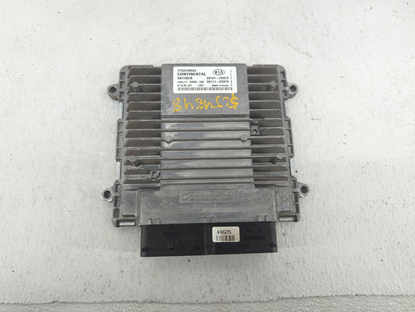 2011-2013 Kia Optima PCM Engine Control Computer ECU ECM PCU OEM P/N:39111-2G868 39101-2G868, 39101-2G874 Fits Fits 2011 201