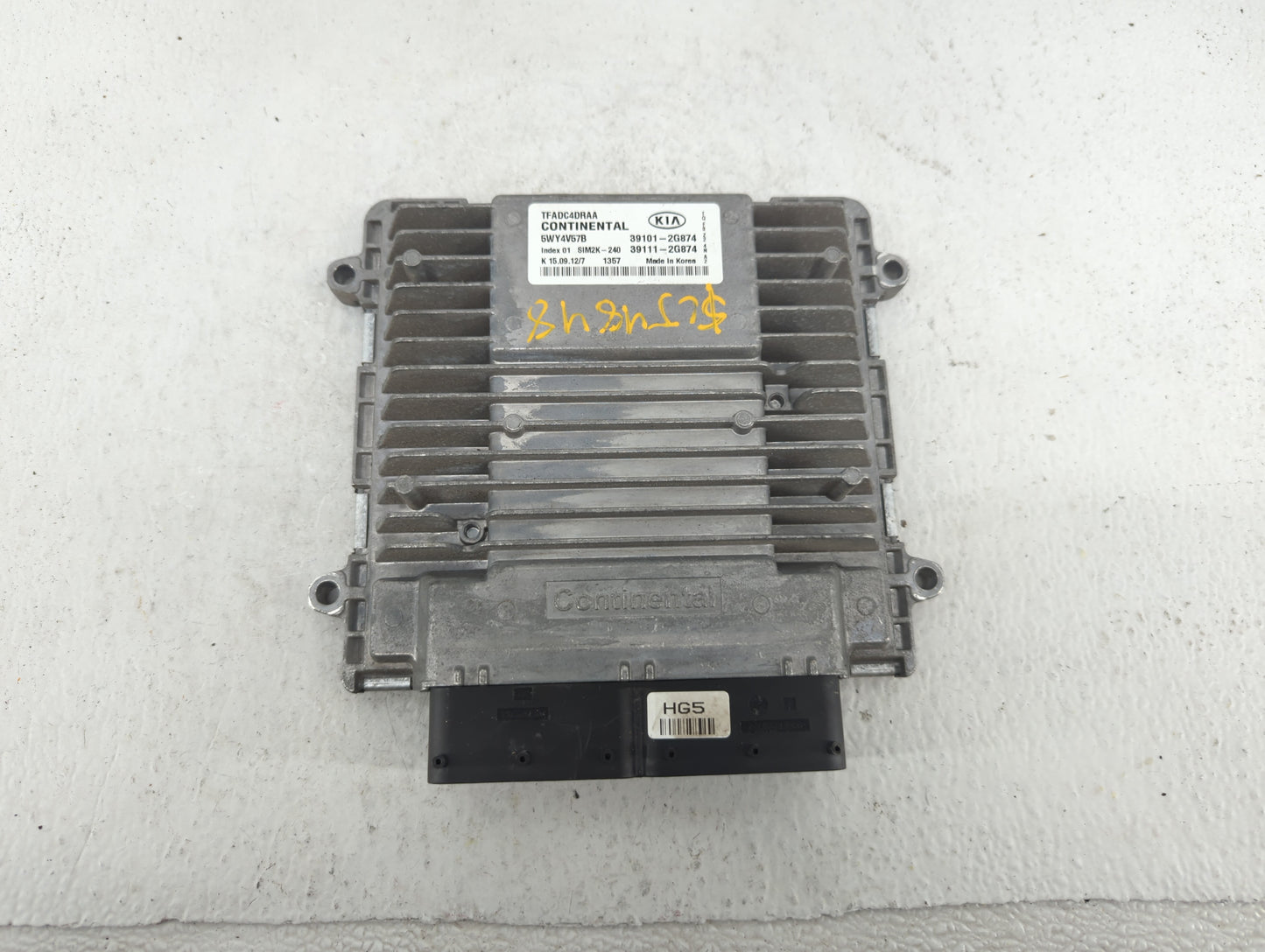 2011-2013 Kia Optima PCM Engine Control Computer ECU ECM PCU OEM P/N:39111-2G868 39101-2G868, 39101-2G874 Fits Fits 2011 201