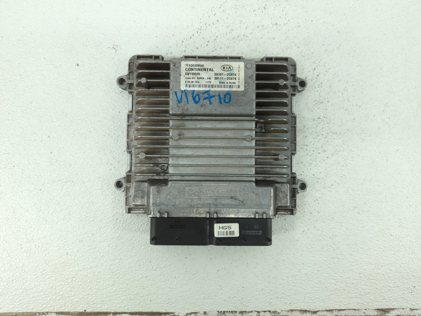 2011-2013 Kia Optima PCM Engine Control Computer ECU ECM PCU OEM P/N:39111-2G868 39101-2G868, 39101-2G874 Fits Fits 2011 201