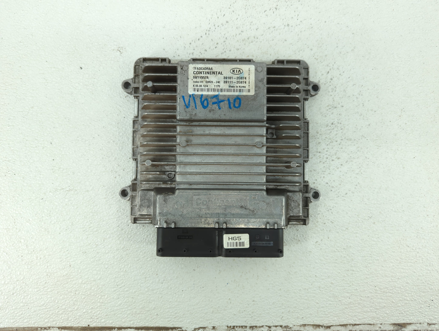 2011-2013 Kia Optima PCM Engine Control Computer ECU ECM PCU OEM P/N:39111-2G868 39101-2G868, 39101-2G874 Fits Fits 2011 201
