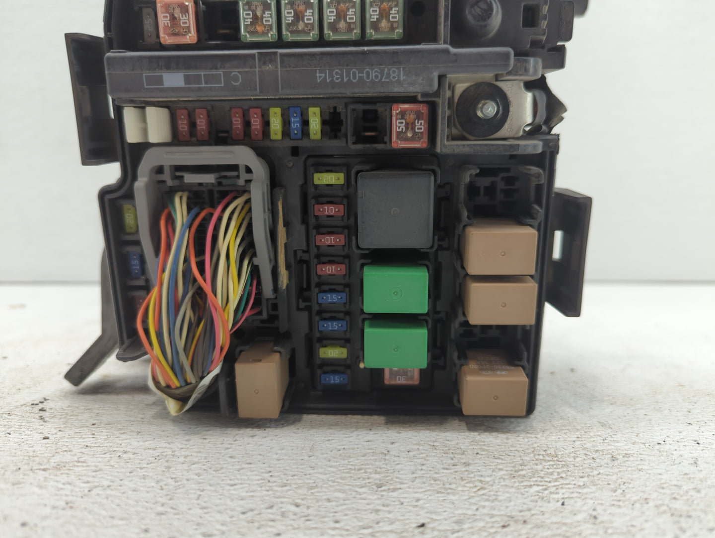 2011-2013 Kia Optima Fusebox Fuse Box Panel Relay Module P/N:VS912004C091QC VS912004C010QA Fits Fits 2011 2012 2013 OEM Used