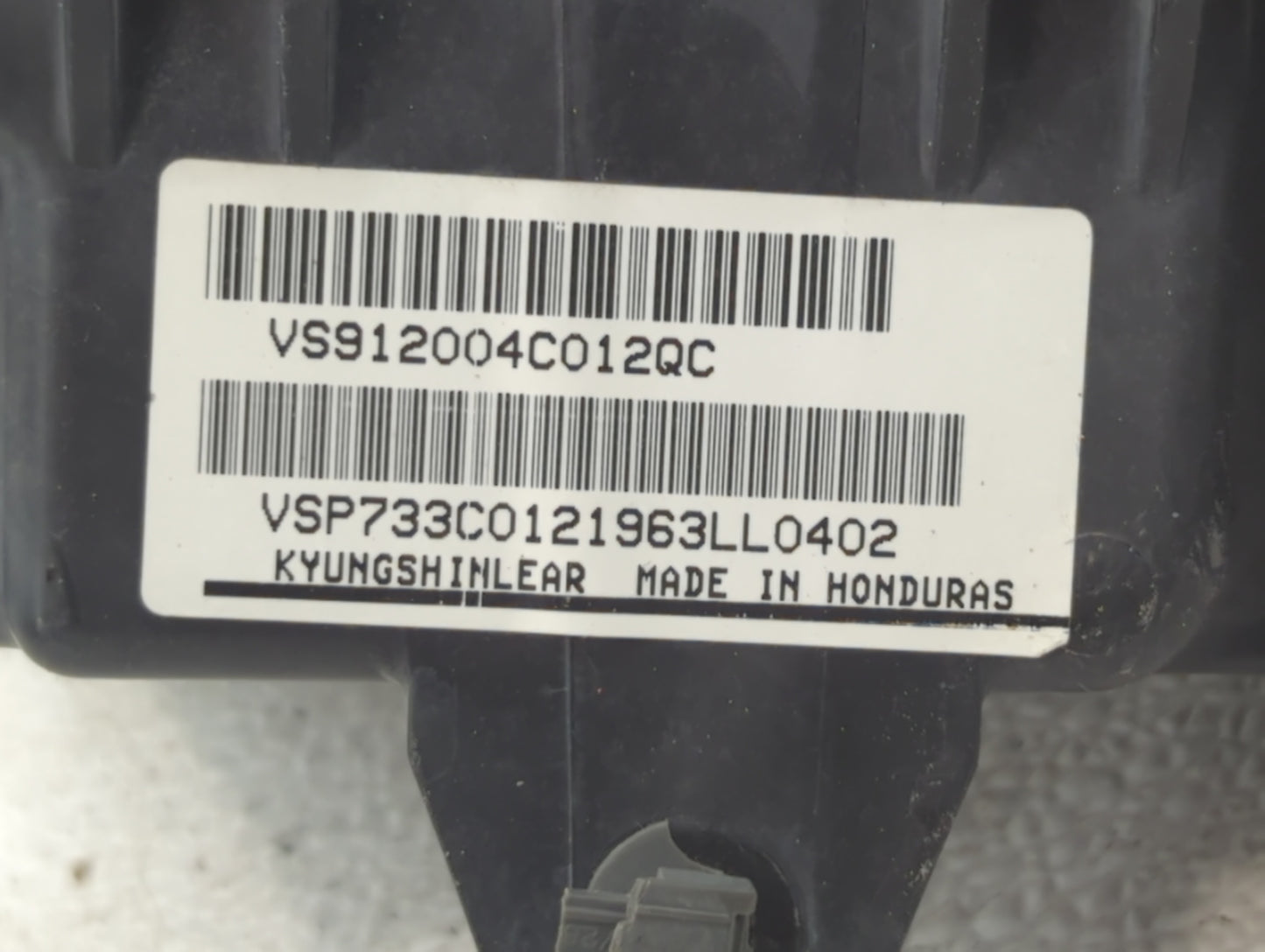 2011-2013 Kia Optima Fusebox Fuse Box Panel Relay Module P/N:VS912004C091QC VS912004C010QA Fits Fits 2011 2012 2013 OEM Used