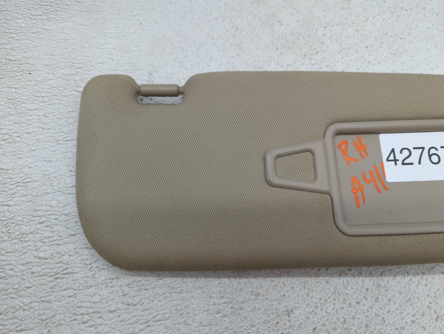 2011-2016 Kia Optima Sun Visor Shade Replacement Passenger Right Mirror Fits Fits 2011 2012 2013 2014 2015 2016 OEM Used Aut