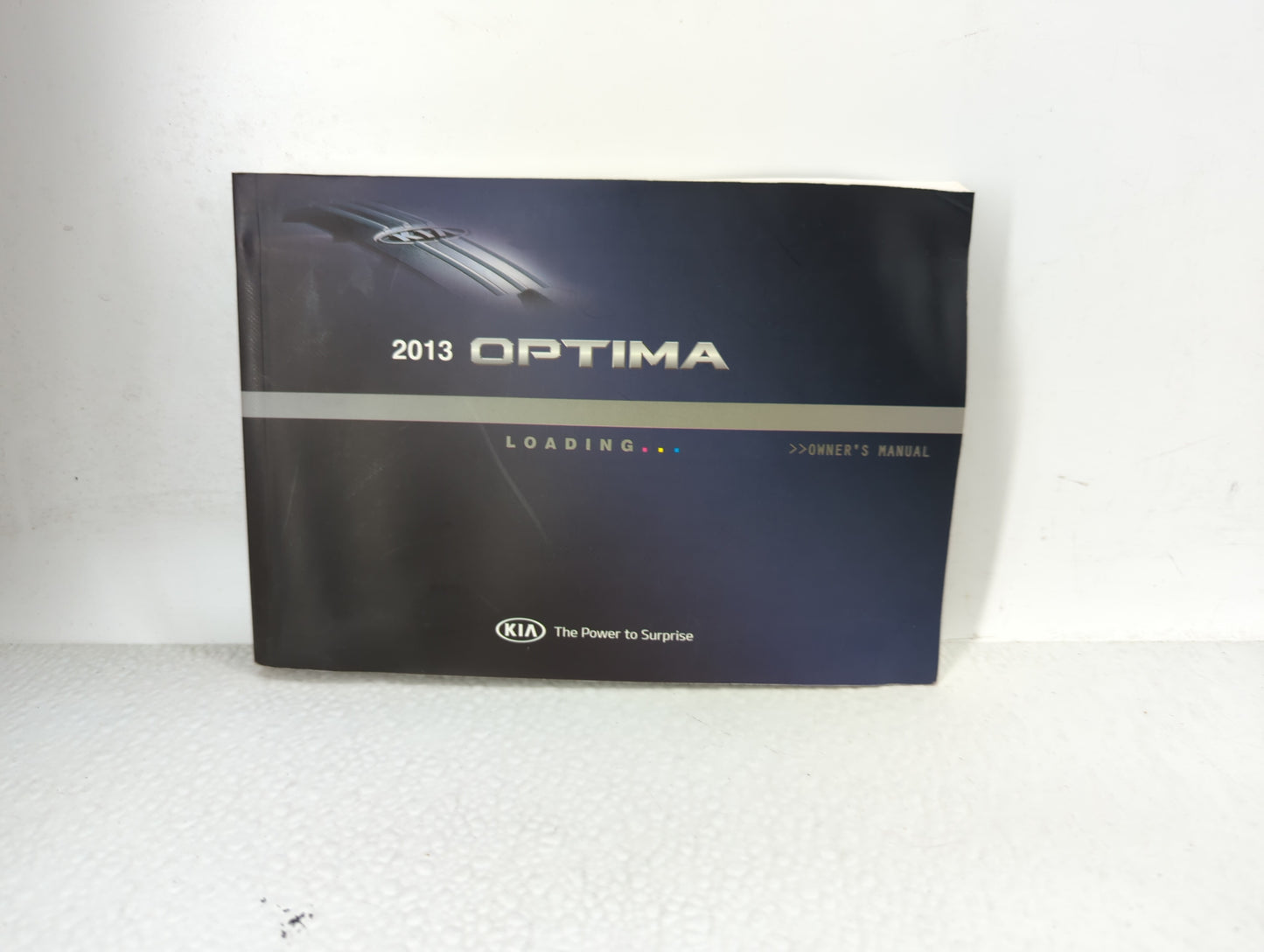 2013 Kia Optima Owners Manual Book Guide OEM Used Auto Parts - Oemusedautoparts1.com