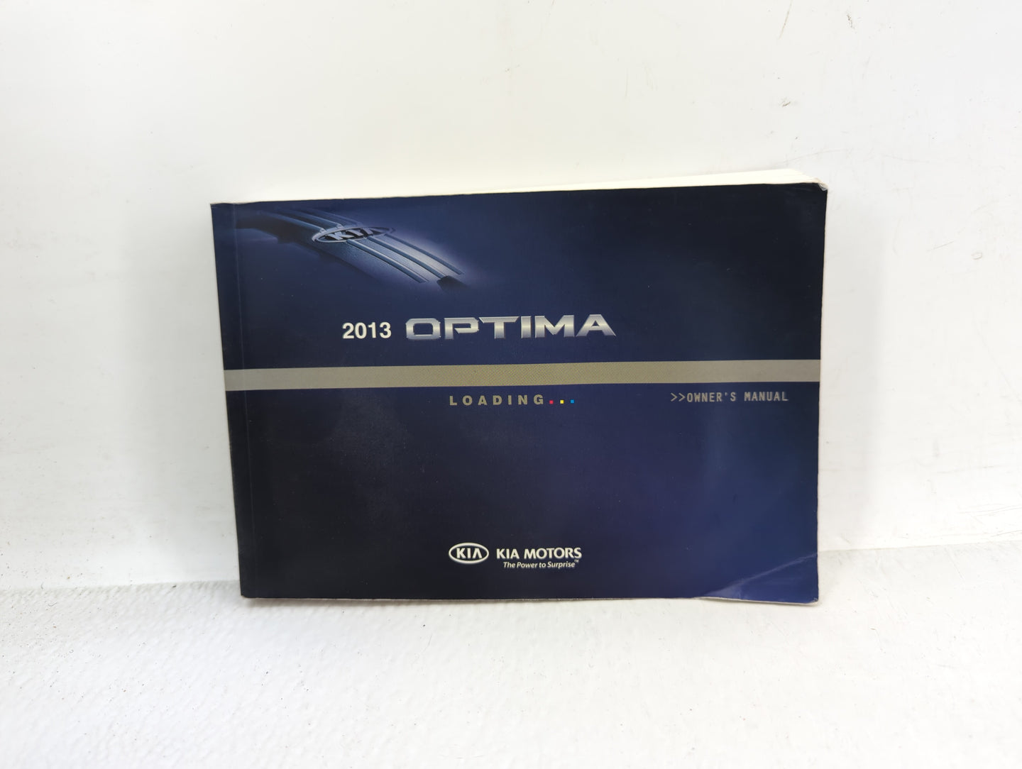 2013 Kia Optima Owners Manual Book Guide OEM Used Auto Parts - Oemusedautoparts1.com