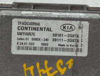2011-2013 Kia Optima PCM Engine Control Computer ECU ECM PCU OEM P/N:39111-2G868 39101-2G868, 39101-2G874 Fits Fits 2011 201