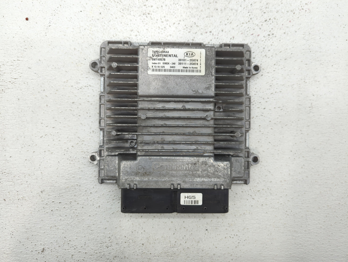 2011-2013 Kia Optima PCM Engine Control Computer ECU ECM PCU OEM P/N:39111-2G864 39101-2G864, 39111-2G868 Fits Fits 2011 201