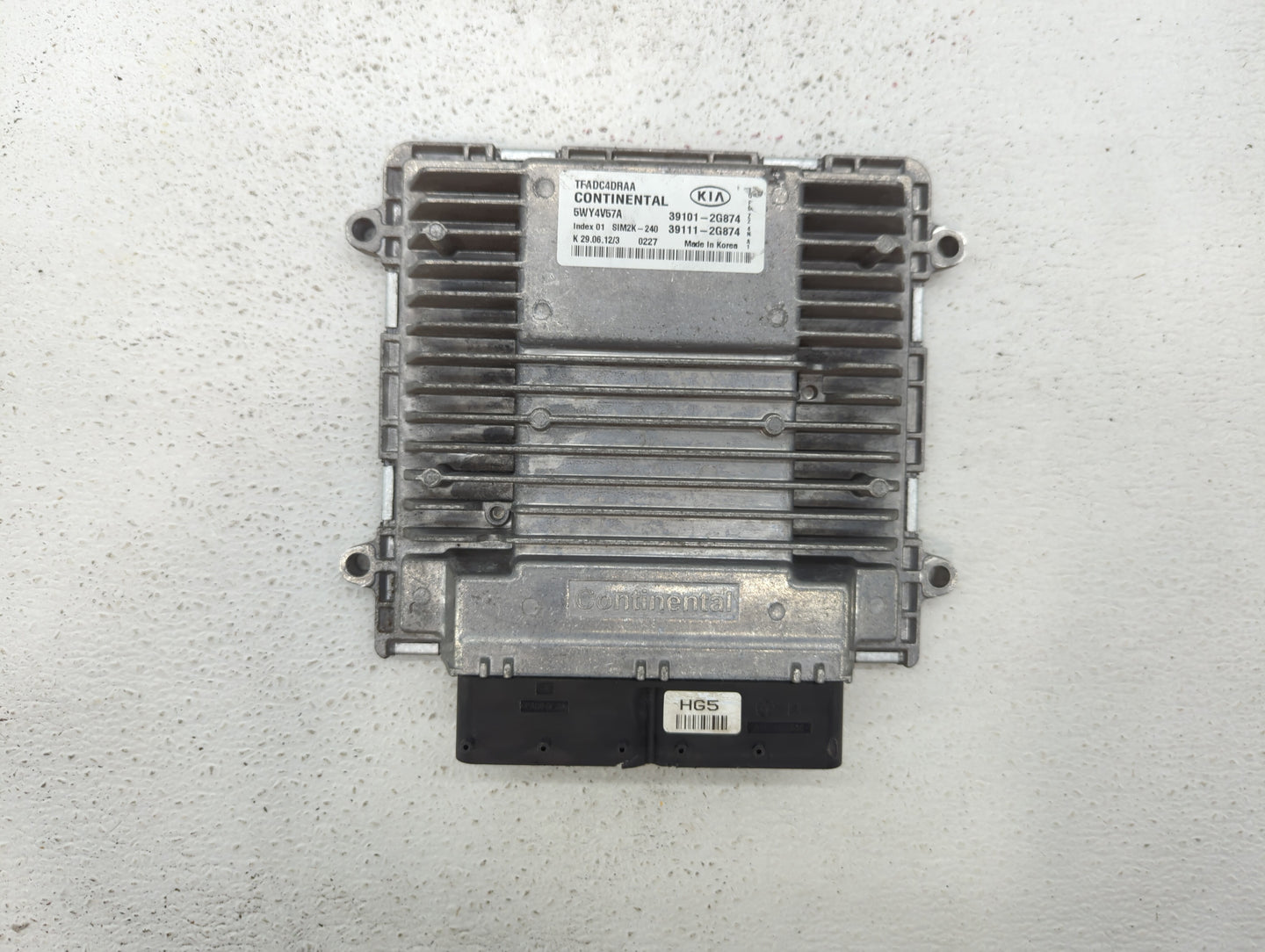 2011-2013 Kia Optima PCM Engine Control Computer ECU ECM PCU OEM P/N:39111-2G874 39111-2G864, 39101-2G864 Fits Fits 2011 201