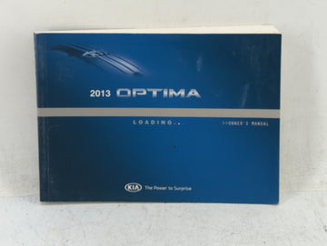 2013 Kia Optima Owners Manual Book Guide OEM Used Auto Parts - Oemusedautoparts1.com